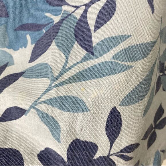 2 LL Bean Pink & Blue Floral Tshirts - Picture 4 of 7